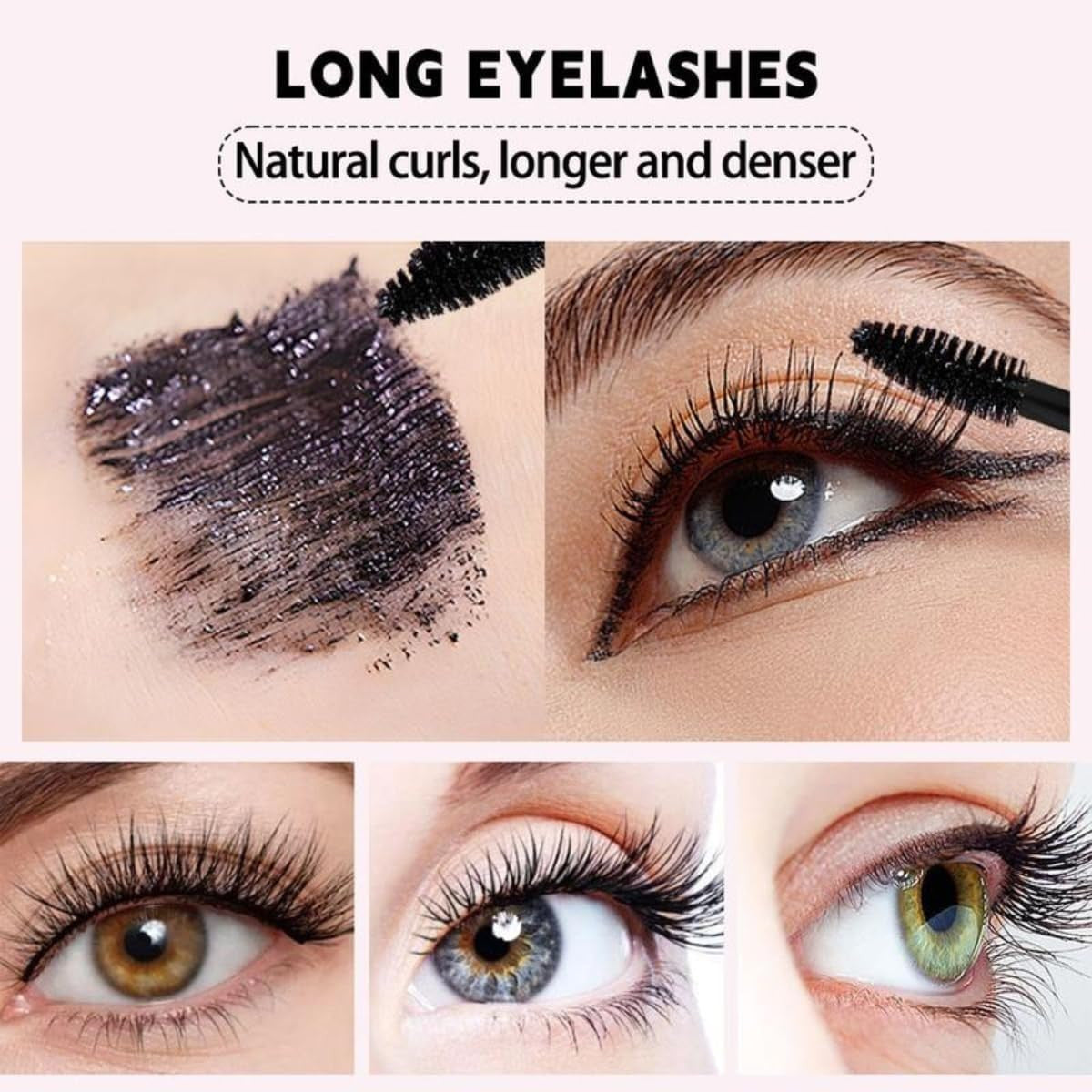 7D Waterproof Volumizing Mascara - Lengthening & Thickening Black Lash Enhancer