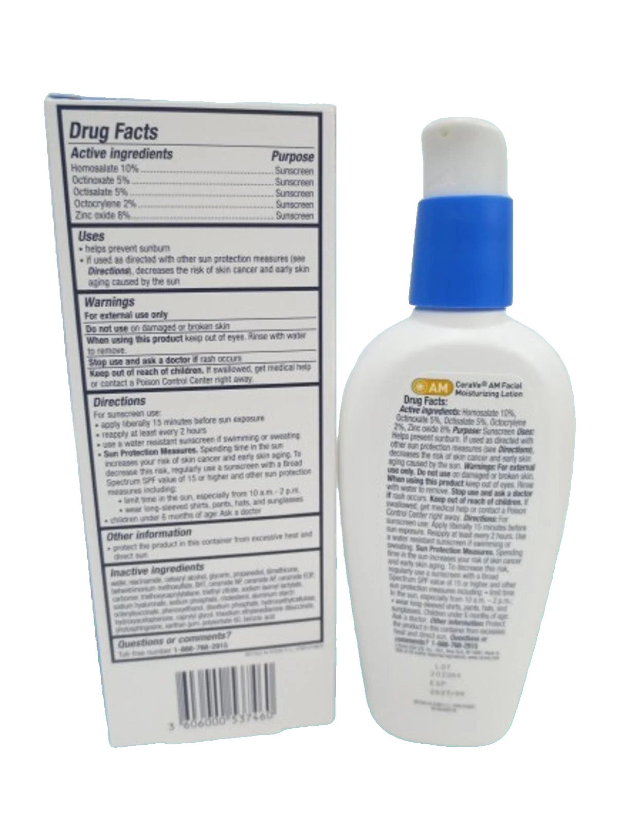 AM Facial Moisturizing Lotion with Sunscreen SPF 30 - 3 oz