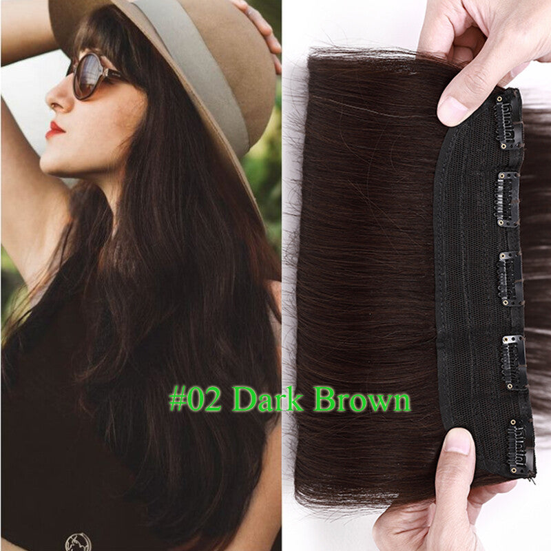 Remy Human Hair Extensions Clip-In One Piece Thick Weft for Full Head