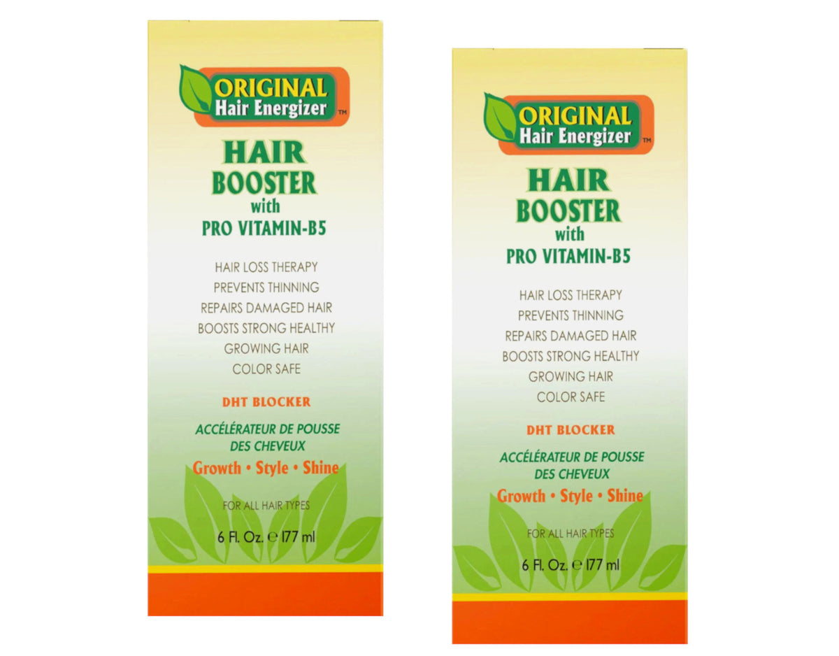 Hair Growth Booster with Pro Vitamin B-5 - Hydrating Hair Serum for Thinning & Hair Loss - Pack of 2