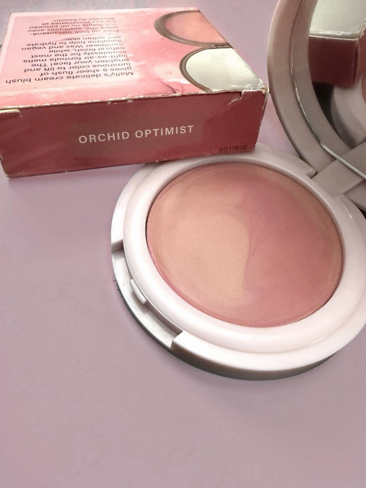 Cream Blush with Radiant Luminous Color - Orchid Optimist, 0.2 oz