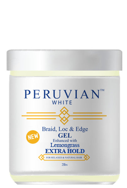 Deep Moisturizing Hair Gel for Braids & Locs with Lemongrass - Extra Hold, 16oz & 2LB
