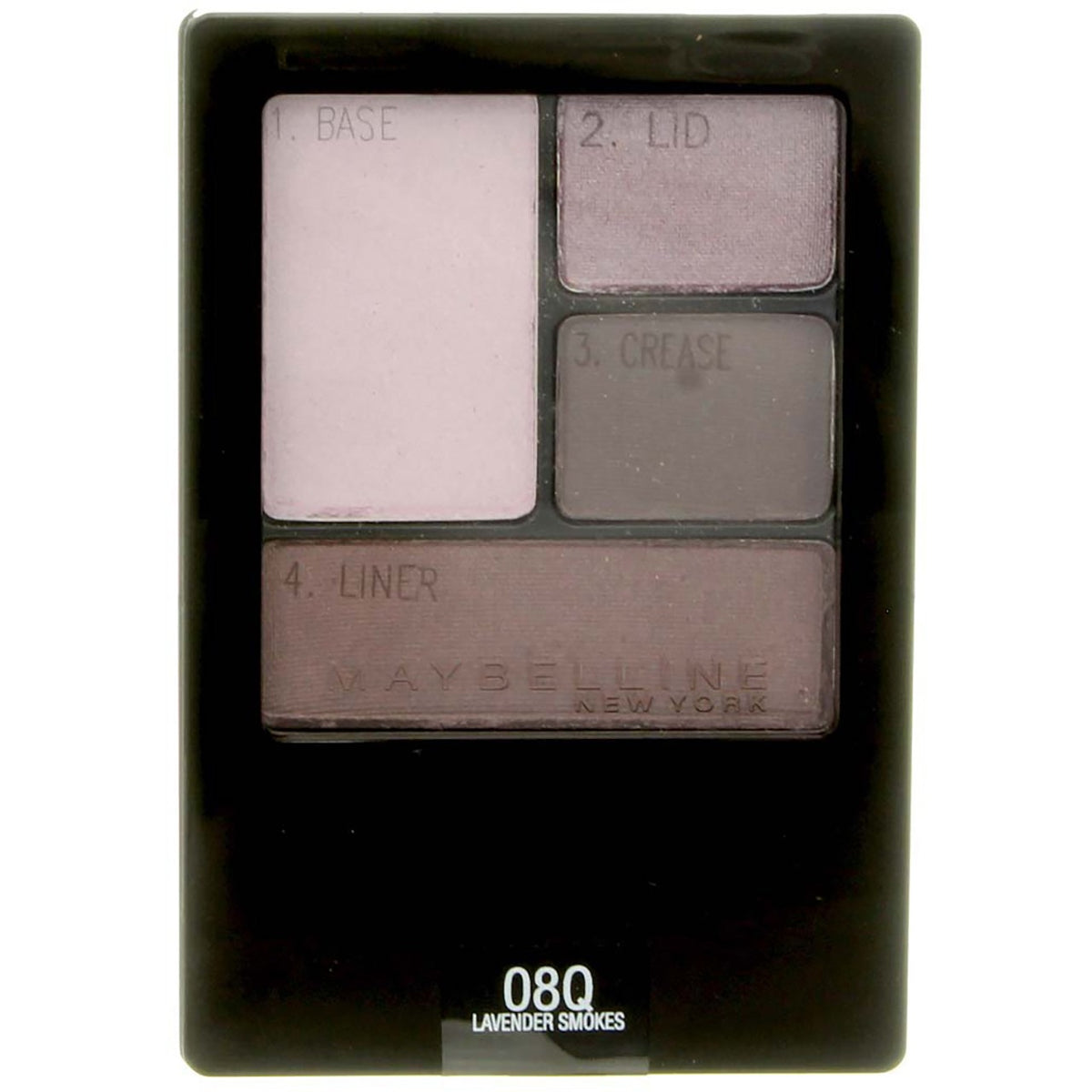 Maybelline Eyeshadow Quad Lavender Smokes 08Q - Long Wear & Blendable
