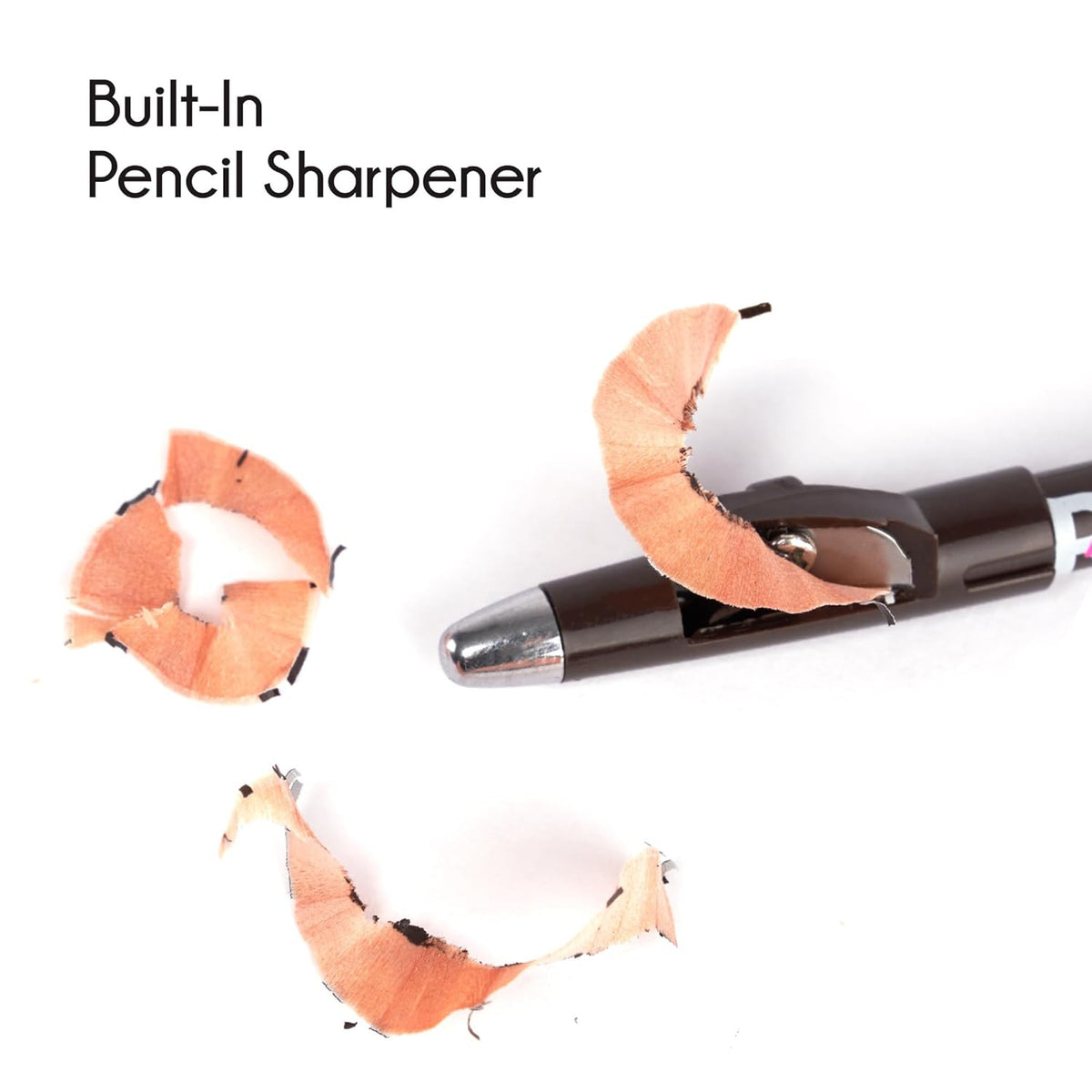 Eyebrow Pencil Sharpener - Long-Lasting & Refillable for Precise Grooming
