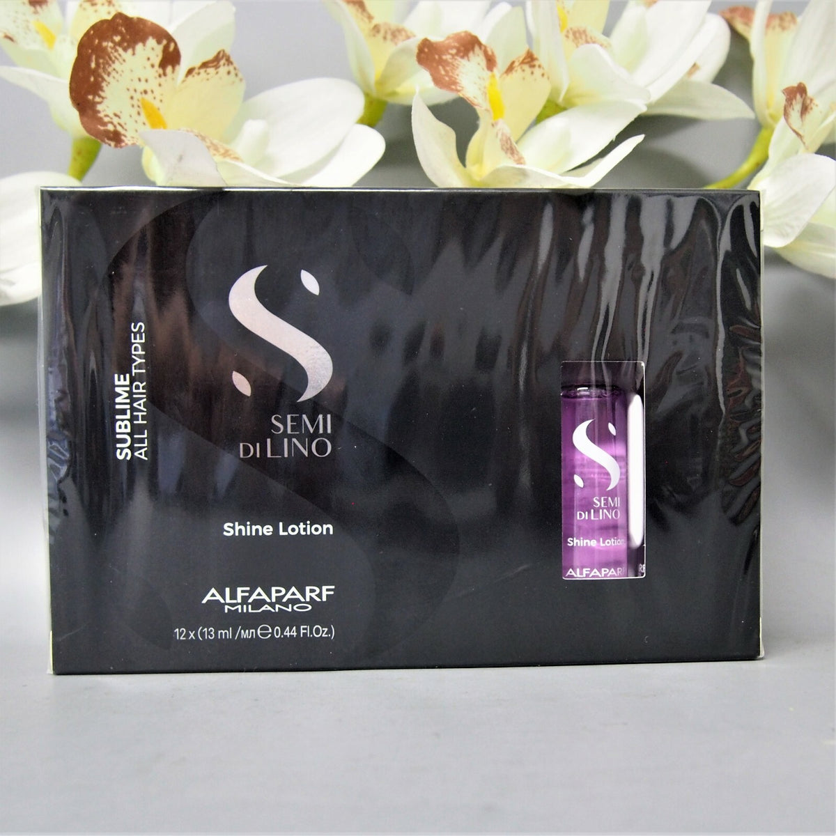Hair Shine Lotion Vials - Detangling & Softening Hair, 12 Pack