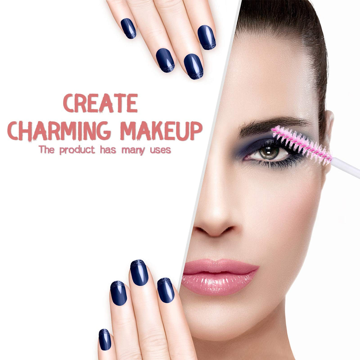 Disposable Eyelash & Eyebrow Brush Set - 10 Pack Makeup Tools