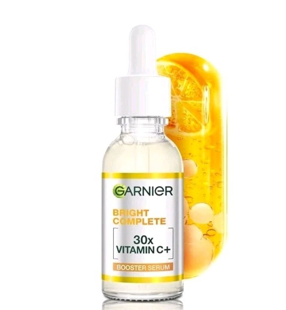 Garnier Bright Complete Vitamin C Face Serum 50ml - Brightening & Dark Spot Fading