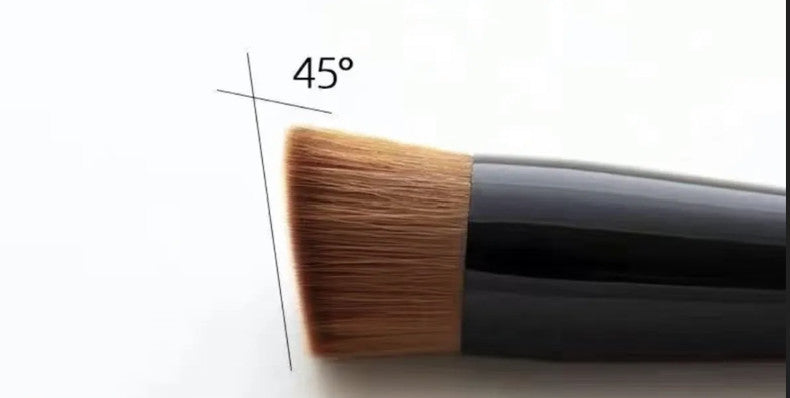 Professional Foundation Makeup Brush 131 - Soft Dense Bristle Tool for Flawless Finish