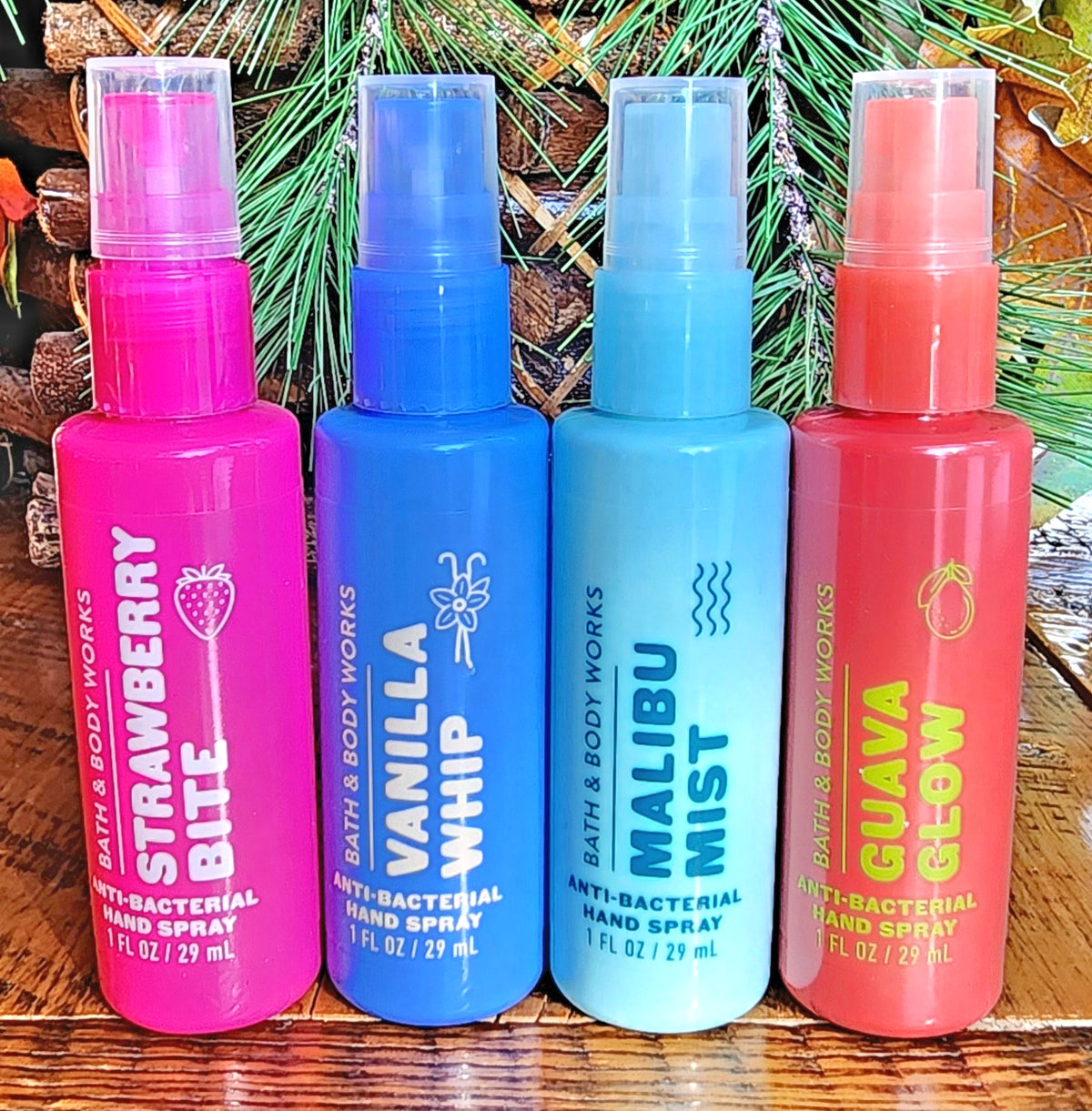 4-Piece Hand Sanitizer Spray Set - 1oz Travel Size