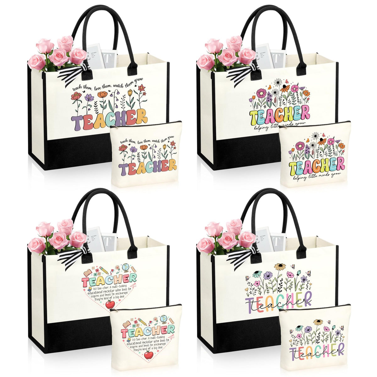 Teacher Appreciation Gift Set - 8 Bulk End of Year Thank You Gifts for Teachers