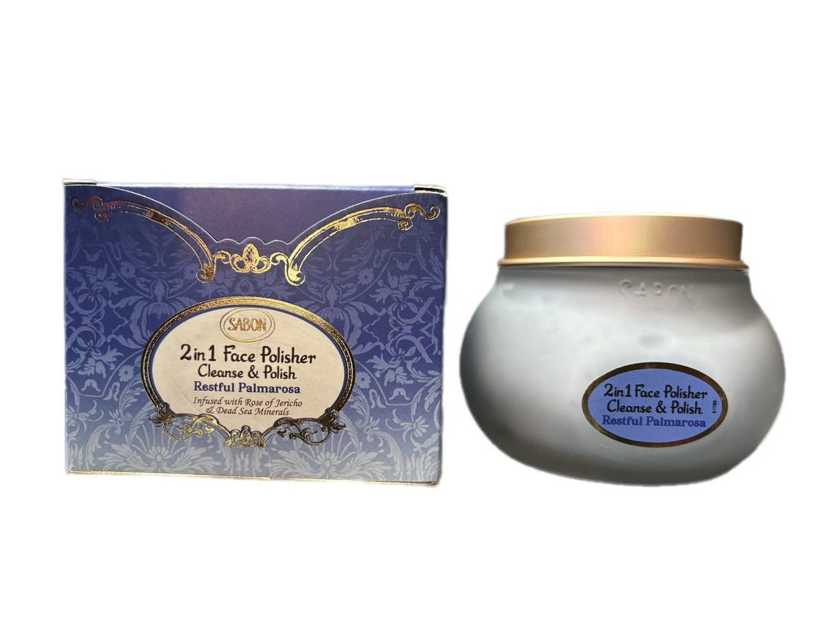 2-in-1 Face Polisher with Palmarosa and Dead Sea Minerals 7oz