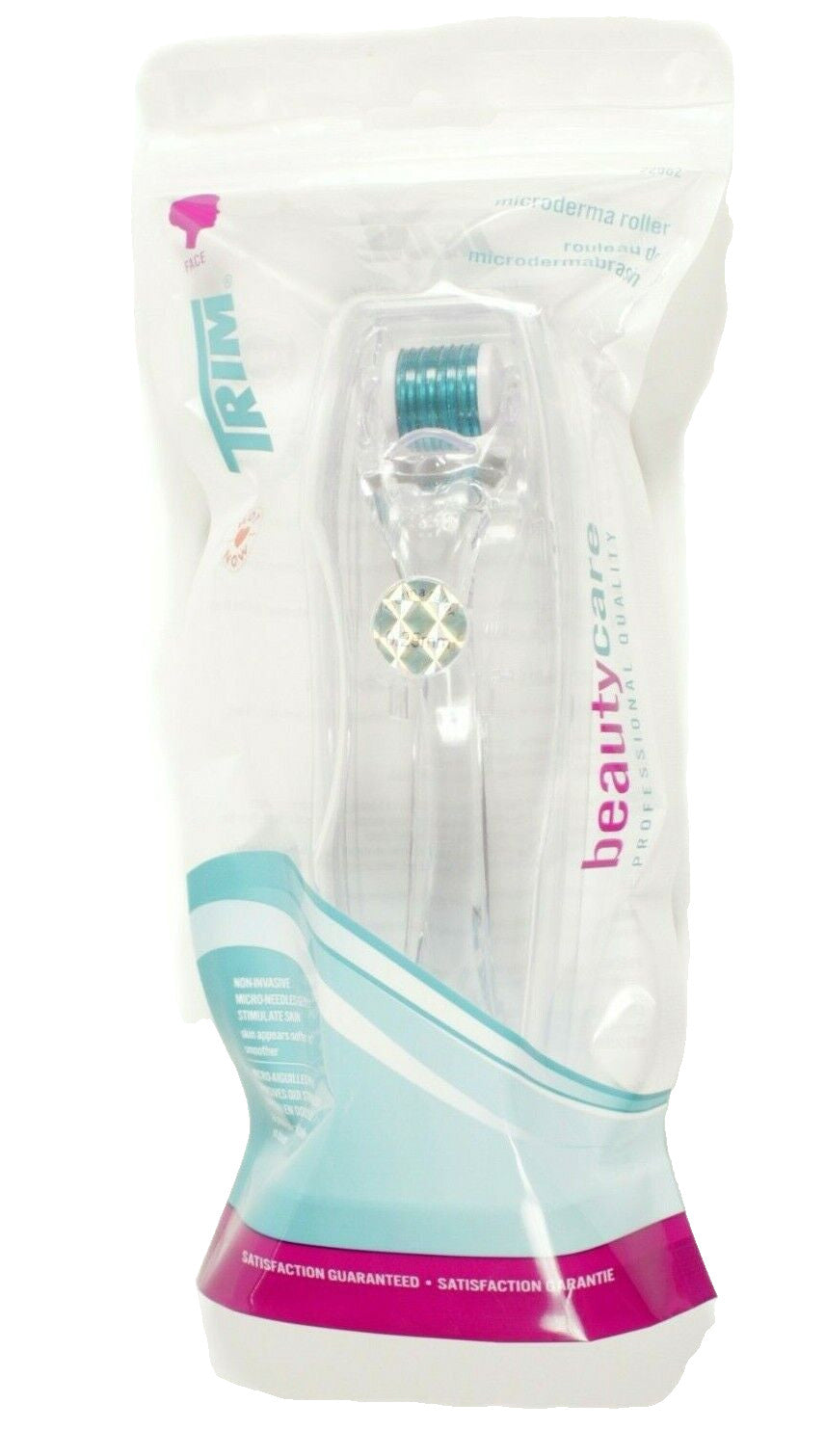 Microderma Micro Needle Face Roller with Storage Case - 0.25mm Needles for Skin Smoothing