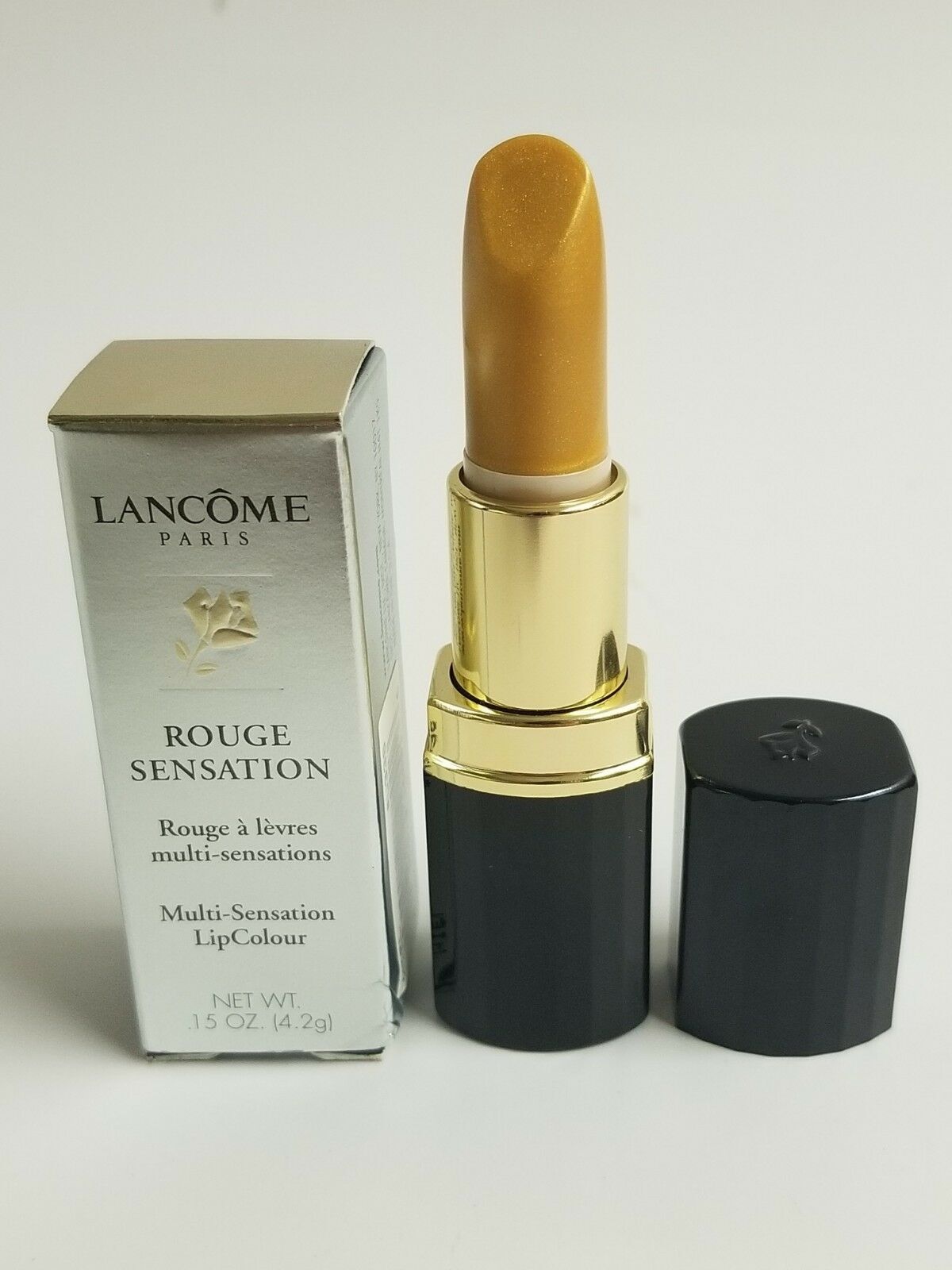 Lancome Rouge Sensation Lipstick Miel - Golden Lip Color, 0.15oz/4.2g