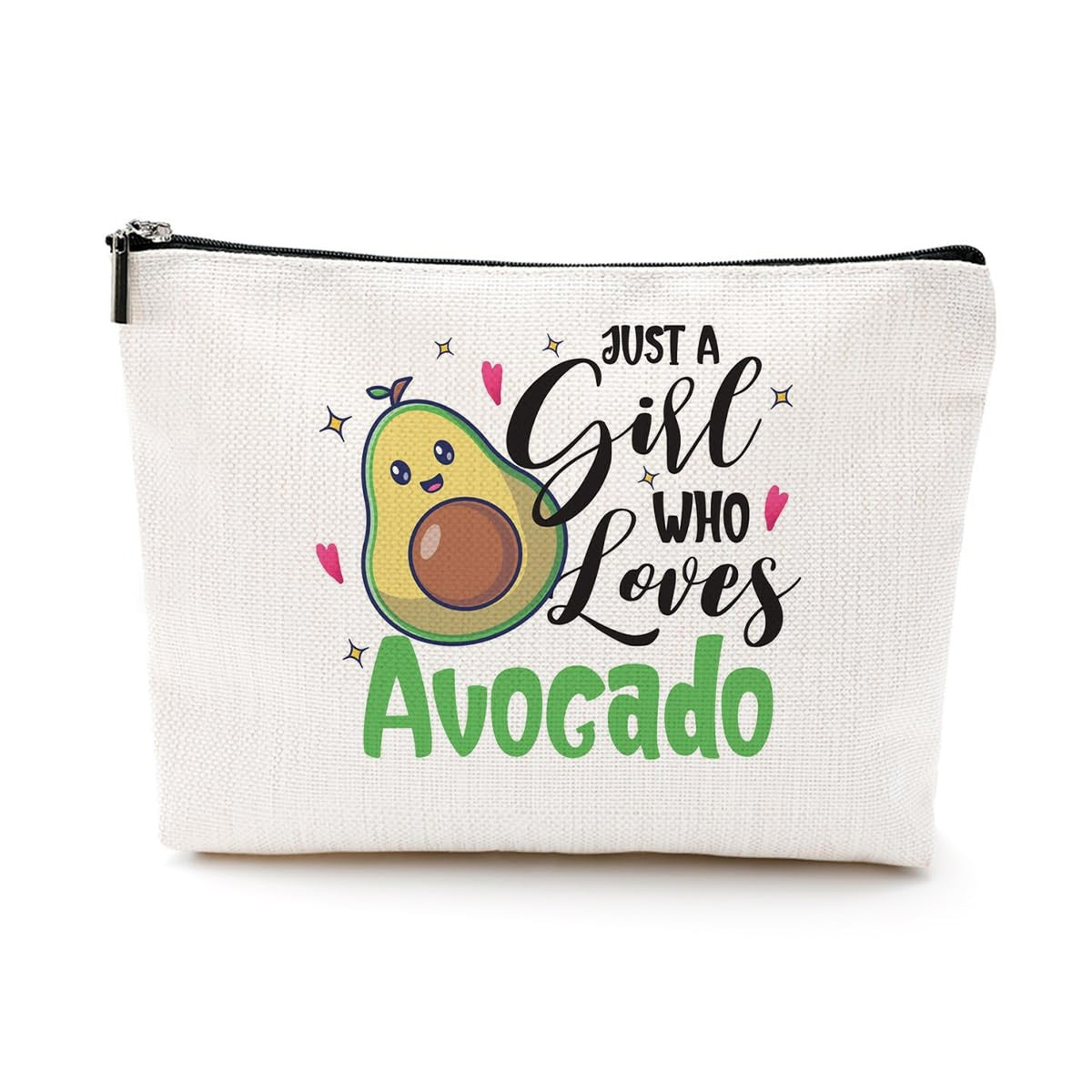 Avocado Cosmetic Bag for Women - Makeup & Travel Organizer Gift