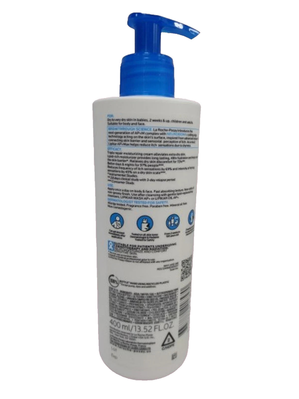 La Roche-Posay Lipikar AP+Max Triple Repair Moisturizing Cream 13.52 oz