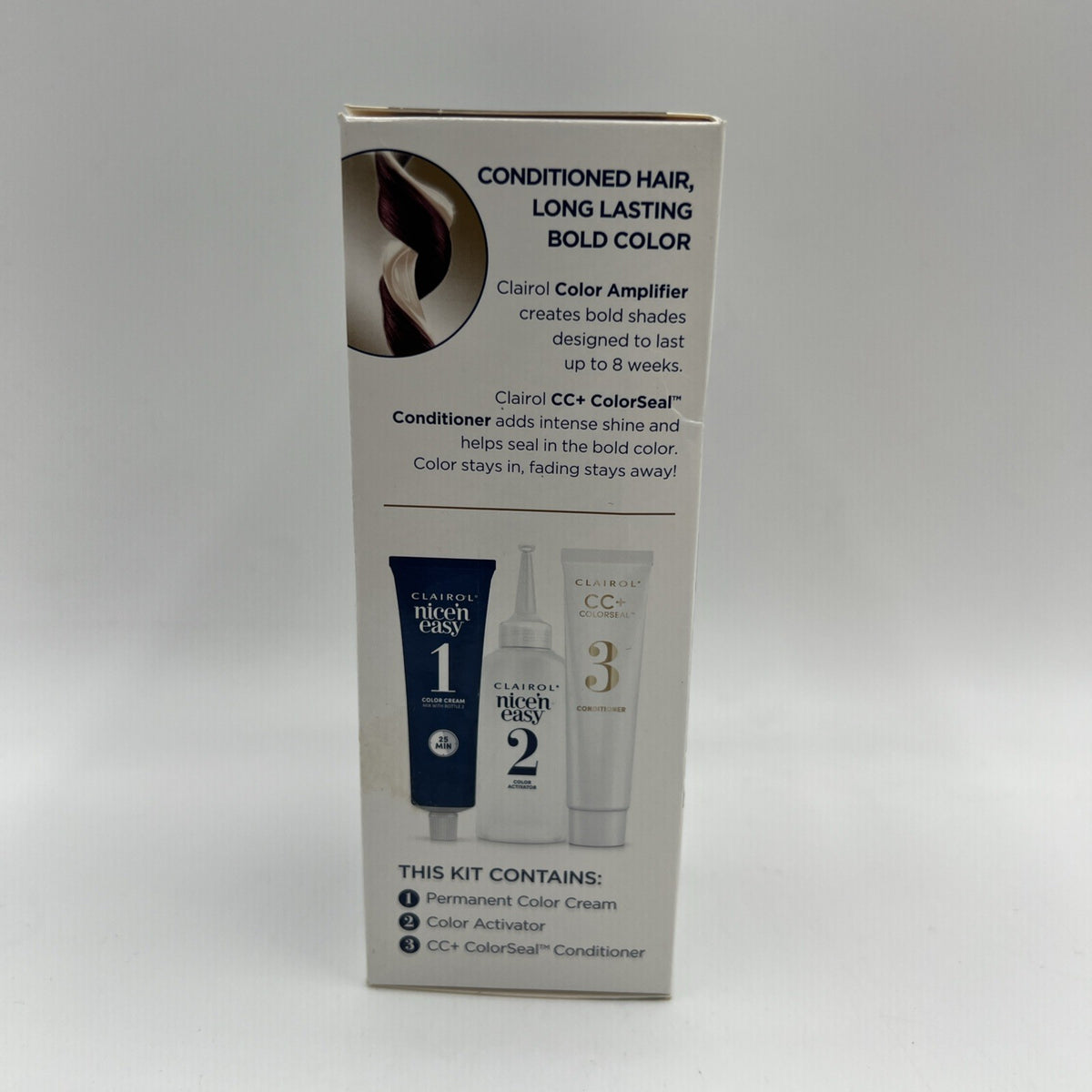Clairol Nice 'N Easy Permanent Hair Color #3BG Deep Burgundy
