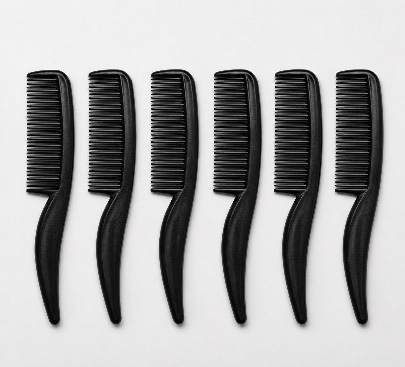 Mini Travel Mustache & Eyebrow Comb Set of 6 - Grooming Tools for Beard & Eyebrows