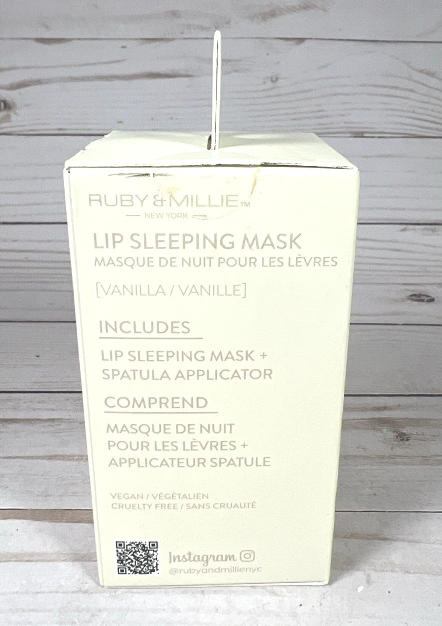 Vanilla Lip Sleeping Mask with Spatula - Hydrating & Nourishing 0.7oz