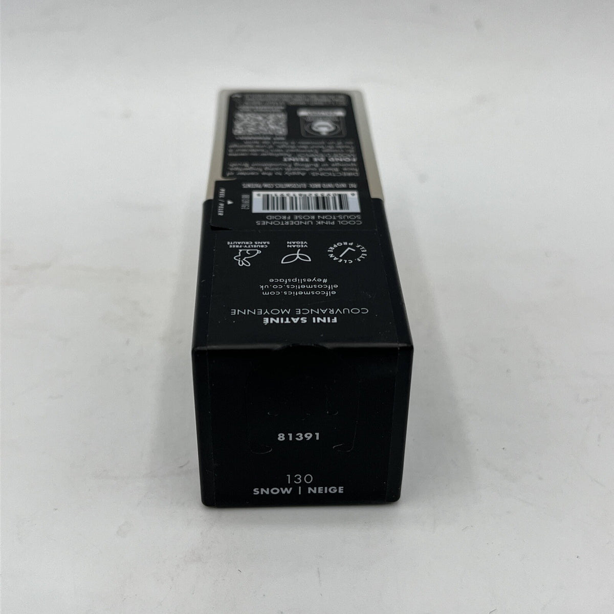 Elf Flawless Satin Foundation 130 Snow – Medium Coverage, Cool Pink Undertones