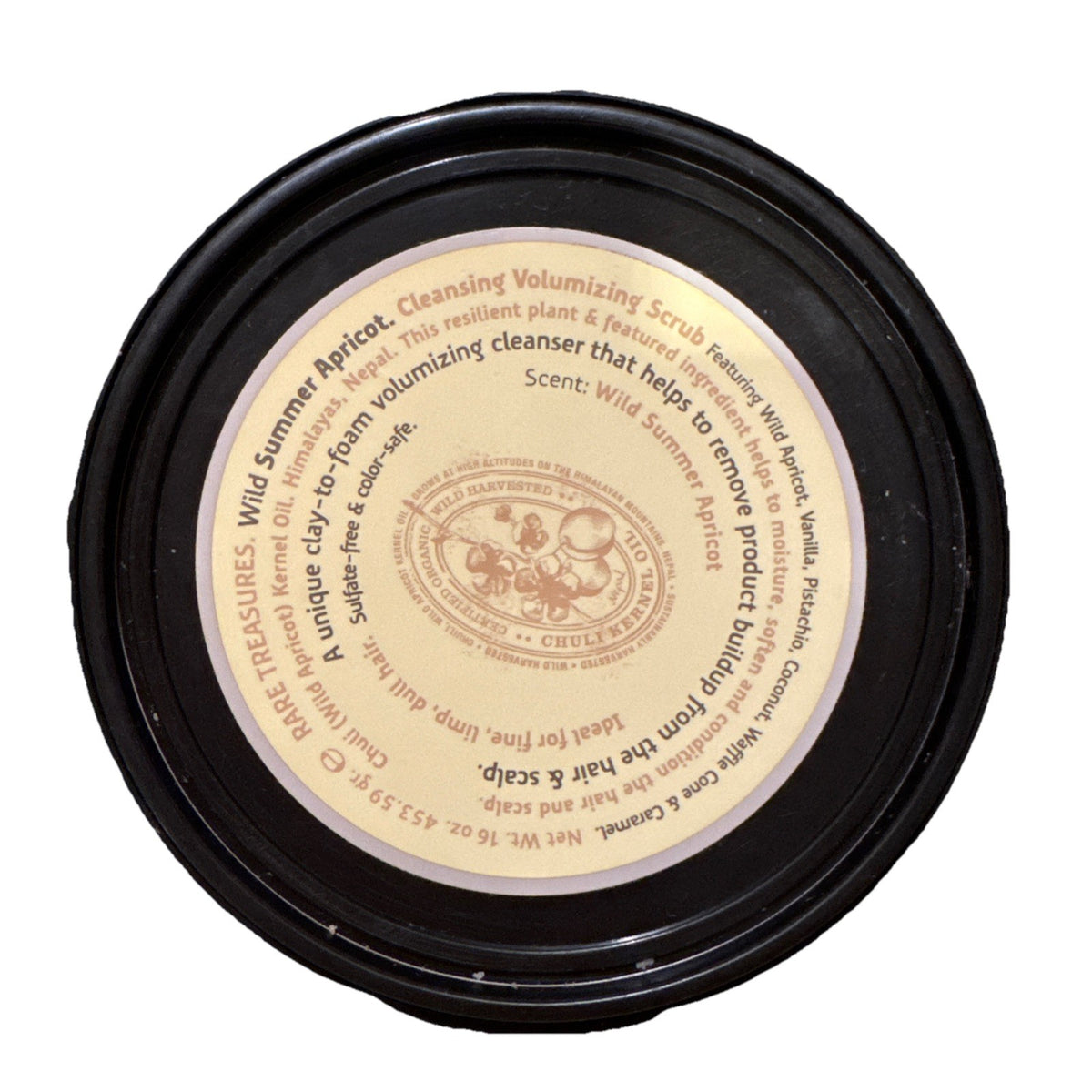 Wild Apricot Cleansing Volumizing Scrub 16 oz Tub - Natural Hair & Body Exfoliant
