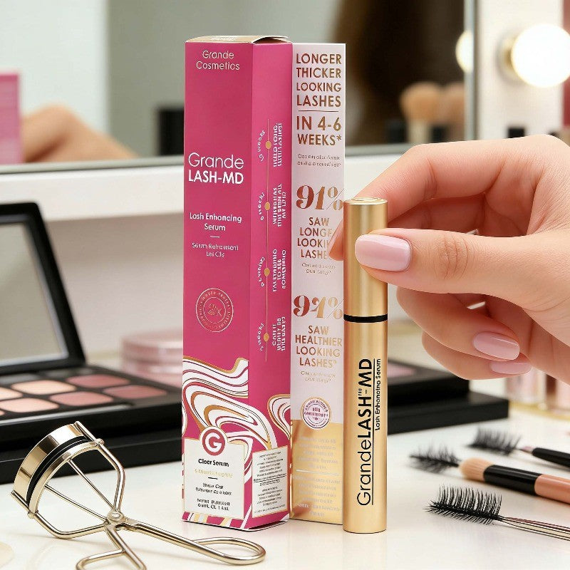 Grande Lash-MD Lash Enhancing Serum 4ML - 6 Month Supply, Eyelash Growth Treatment