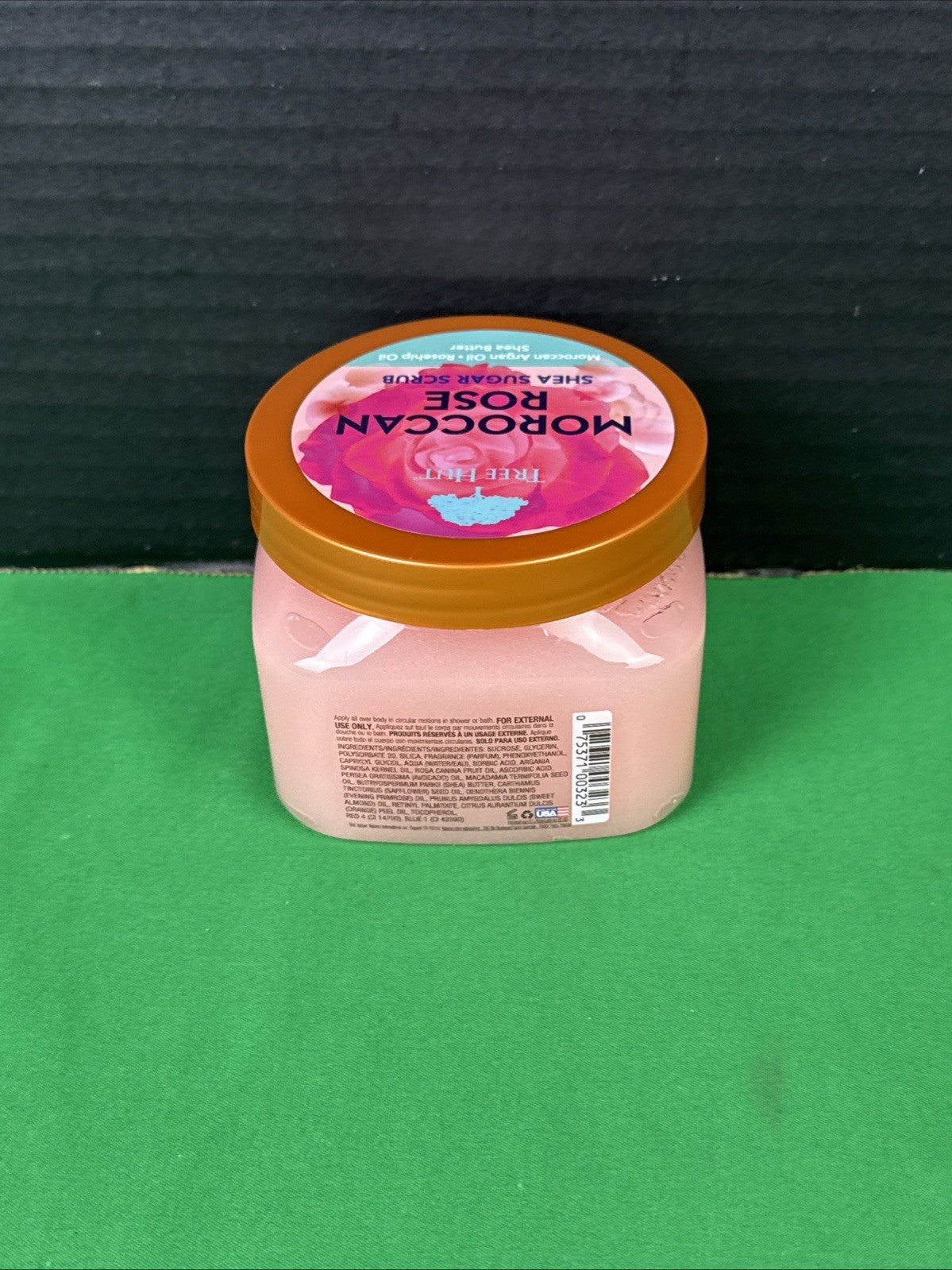 Tree Hut 2 Pack Vanilla and Moroccan Rose Shea Sugar Scrub 18 Oz Each