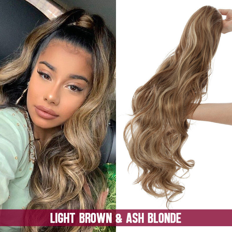 200g Thick Large Drawstring Ponytail Clip-In Hair Extension for Full Head