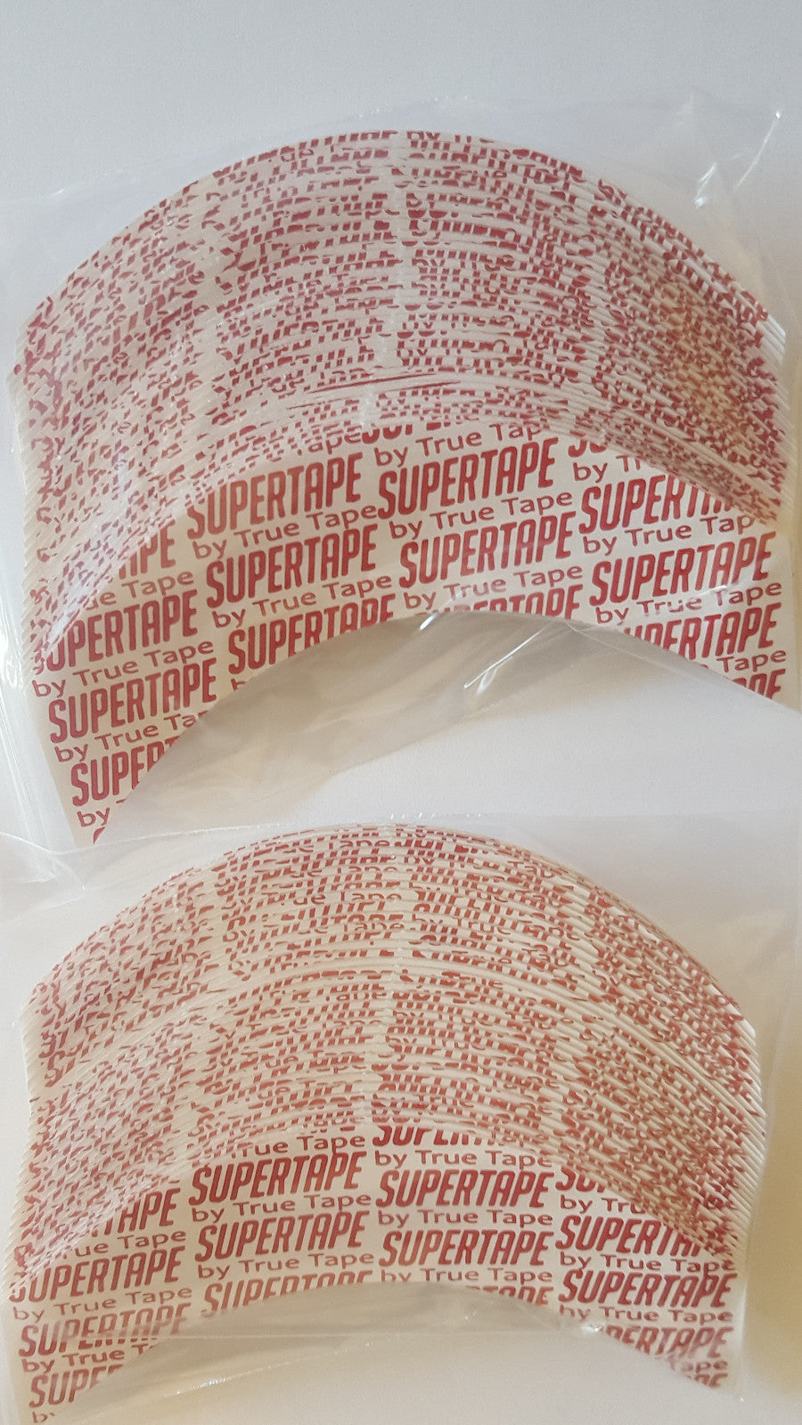 Supertape 1" Curved CC-Shape Contour Strips 72-Pack - Wig Adhesive