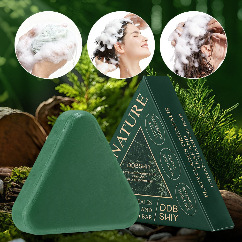 Hair Growth Shampoo Bar with Usman Grass for Thinning Hair & Oily Scalp - Natural & Eco-Friendly
