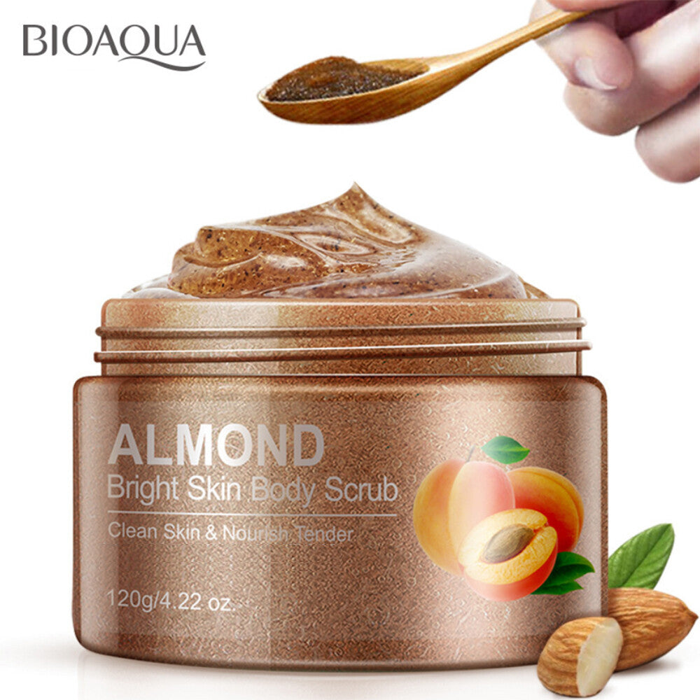 Moisturizing Body Scrub with Shea Butter, Almond & Cucumber - 120g