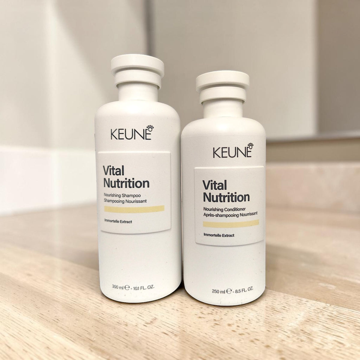 Keune Care Vital Nutrition Shampoo & Conditioner Set - 10.1oz/300ml & 8.5oz/250ml