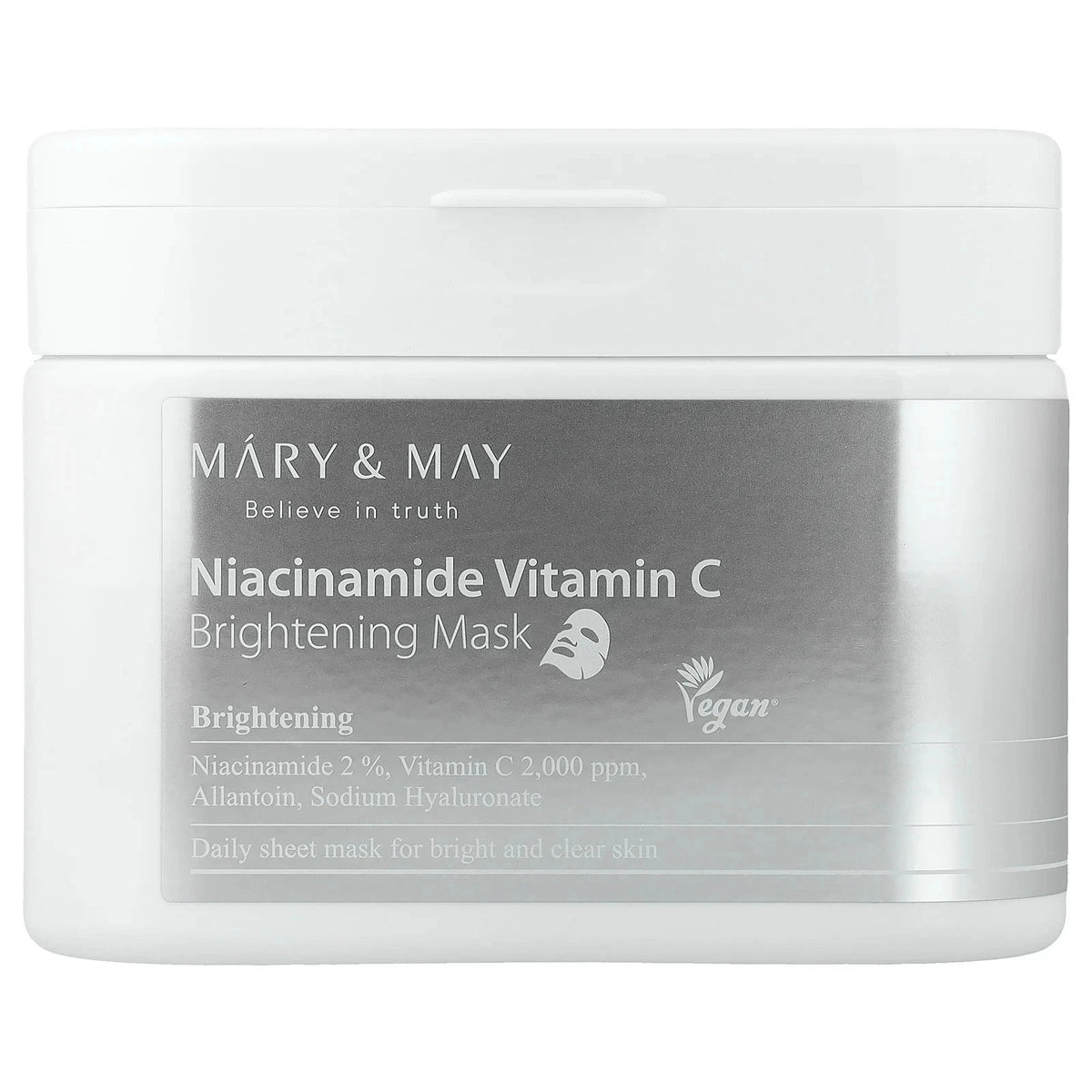 Niacinamide Vitamin C Sheet Mask - 30 Pack Brightening