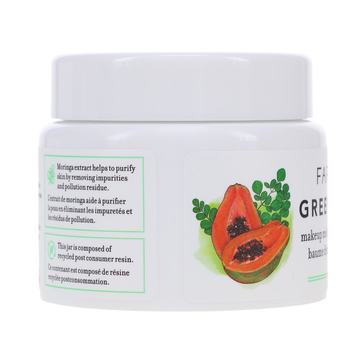 Green Clean Makeup Meltaway Cleansing Balm - 3.4 Oz Facial Cleanser