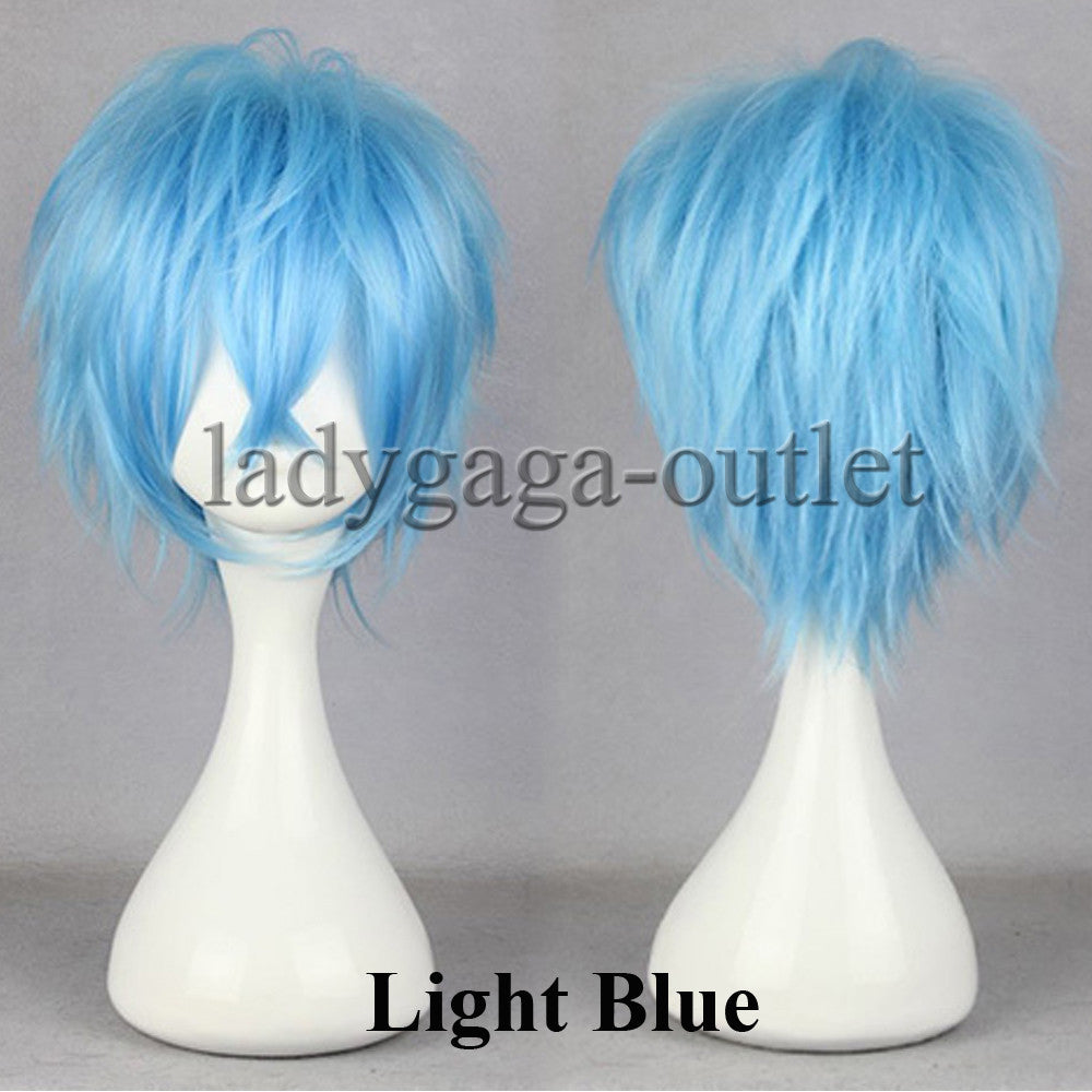 Unisex Short Pixie Wig for Cosplay and Costume Parties - Synthetic Hair