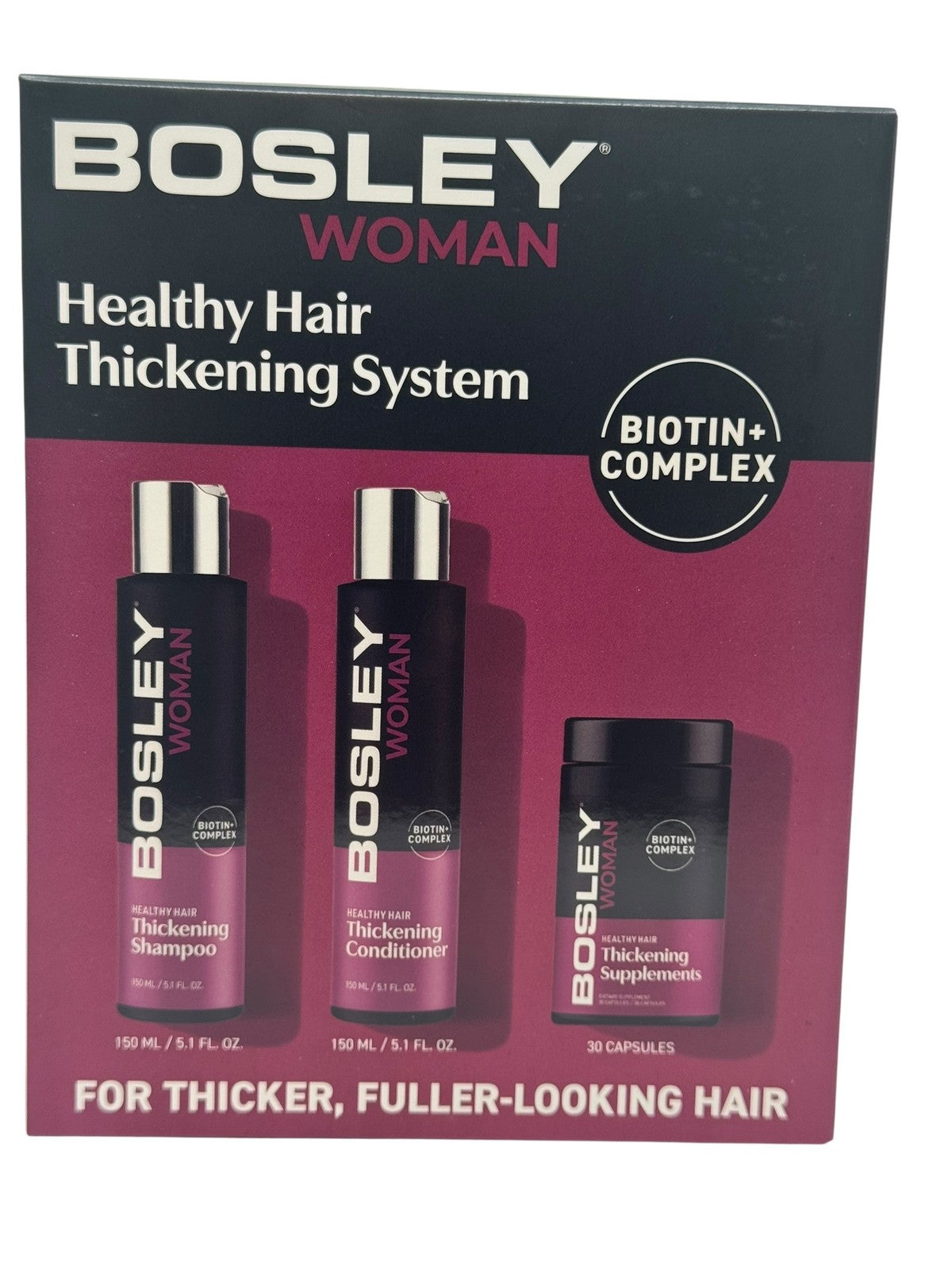 Bosley Woman Hair Thickening System 30 Day Kit