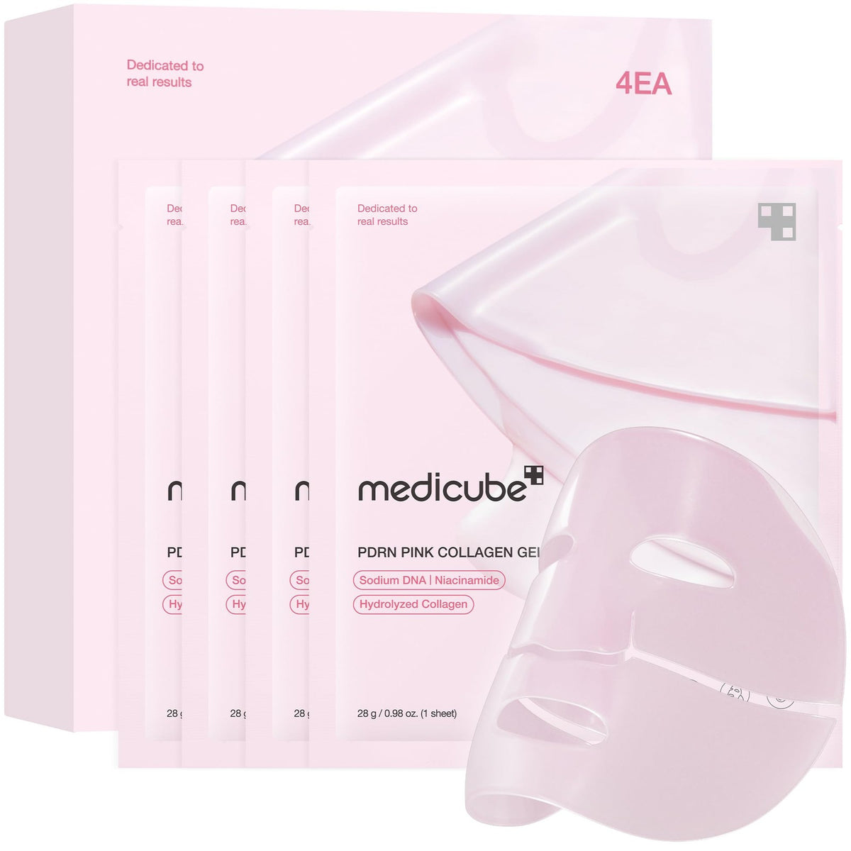 Salmon DNA PDRN Jelly Gel Mask - 4 Pack