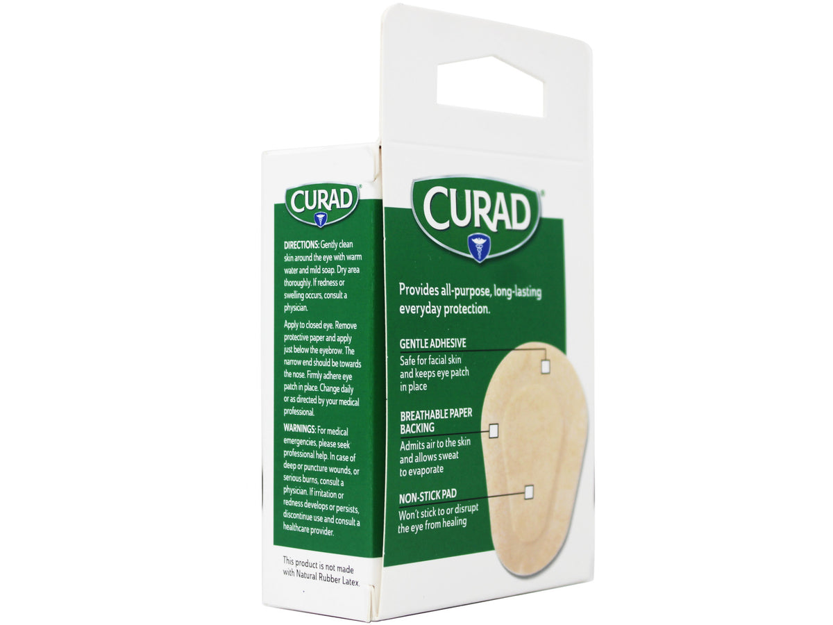 Non-Woven Paper Eye Patches 20 Count - First Aid Cover & Protect Injured Eyes