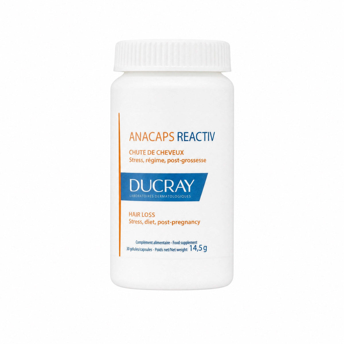 Ducray Anacaps Reactiv Hair Vitality Supplement – 30 Capsules