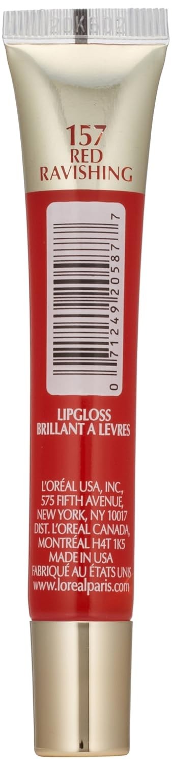 Lip Gloss Natural Shine Red Ravishing by L'Oréal Paris
