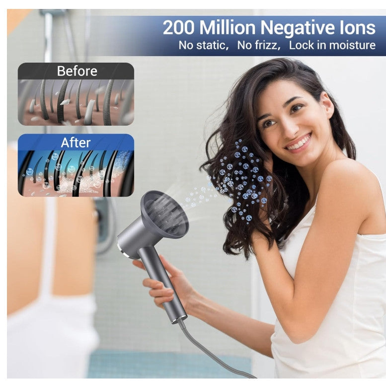 High Speed Hair Dryer with Brushless Motor & Ionic Styling