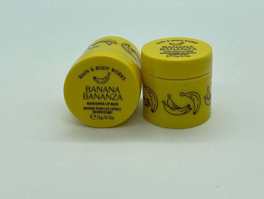Lip Mask Set of 2 - Moisturizing Banana Flavored Lip Care