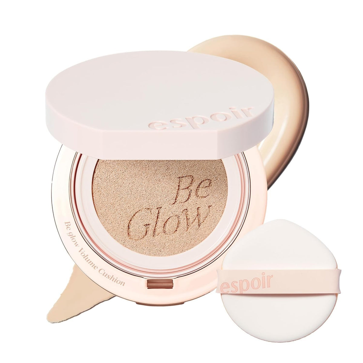 Be Glow Volume Cushion Foundation Vanilla – Dewy, Long-Lasting, SPF 0