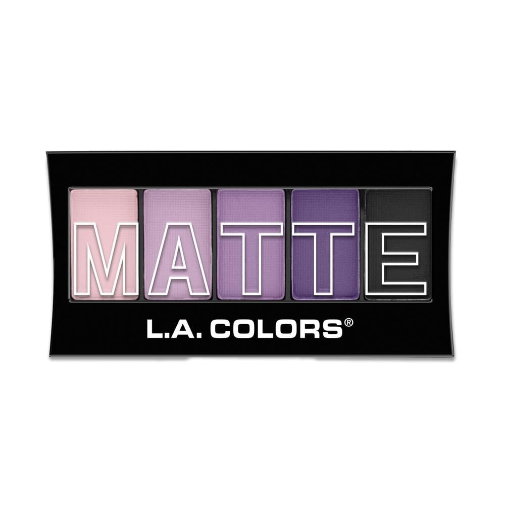 Matte Eyeshadow Palette 5 Colors - Cruelty-Free, Long-Lasting, Blendable