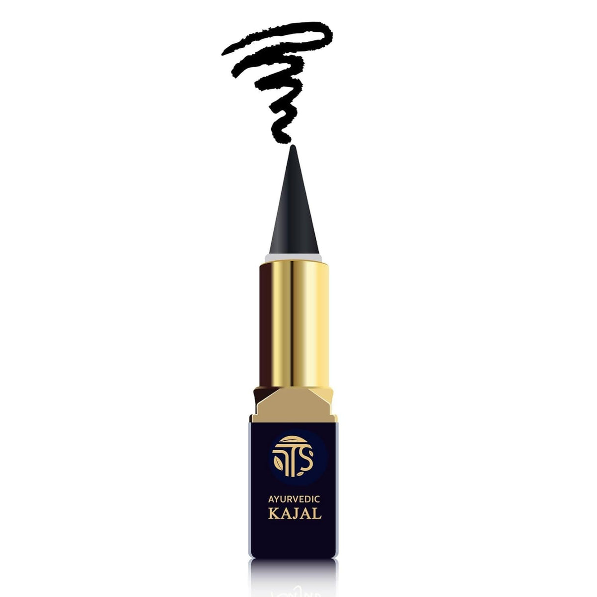 Herbal Ayurvedic Kajal Eyeliner for Eye Care - Natural, Lead-Free & Safe for All Ages