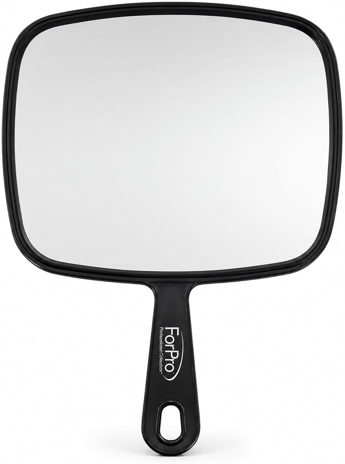 Large Handheld Mirror with Handle 9x12 Inches - Travel & Makeup Mirror