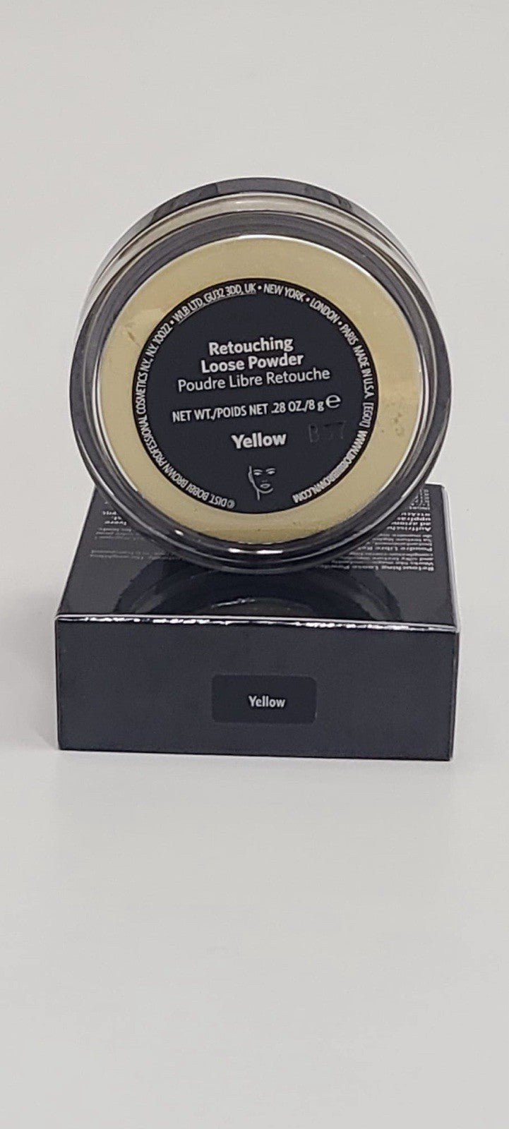 Brightening Loose Face Powder Yellow - Flawless Makeup Setting & Finishing