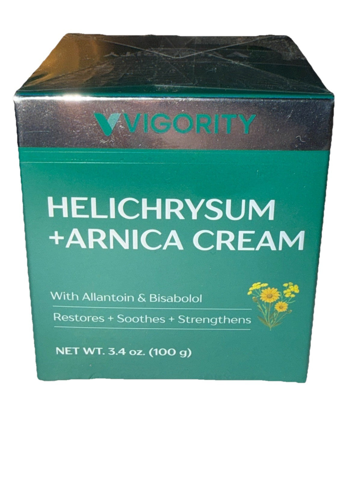Vigority Helichrysum Arnica Cream for Skin Recovery Restores Soothes