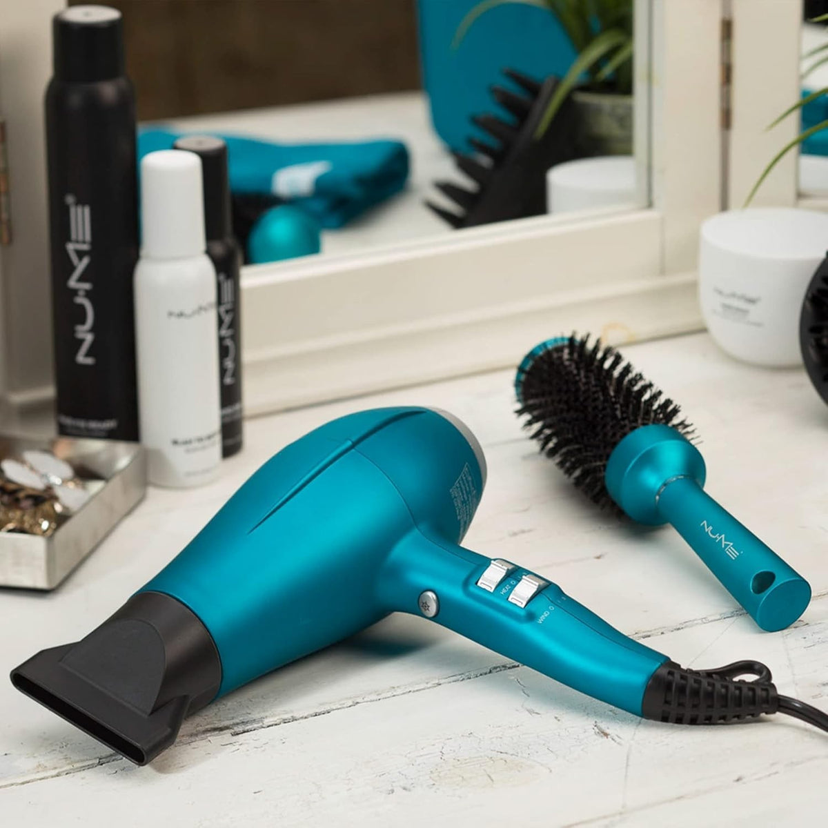 NuMe Blowout Boutique - Ionic Bold Hair Dryer and Accessories