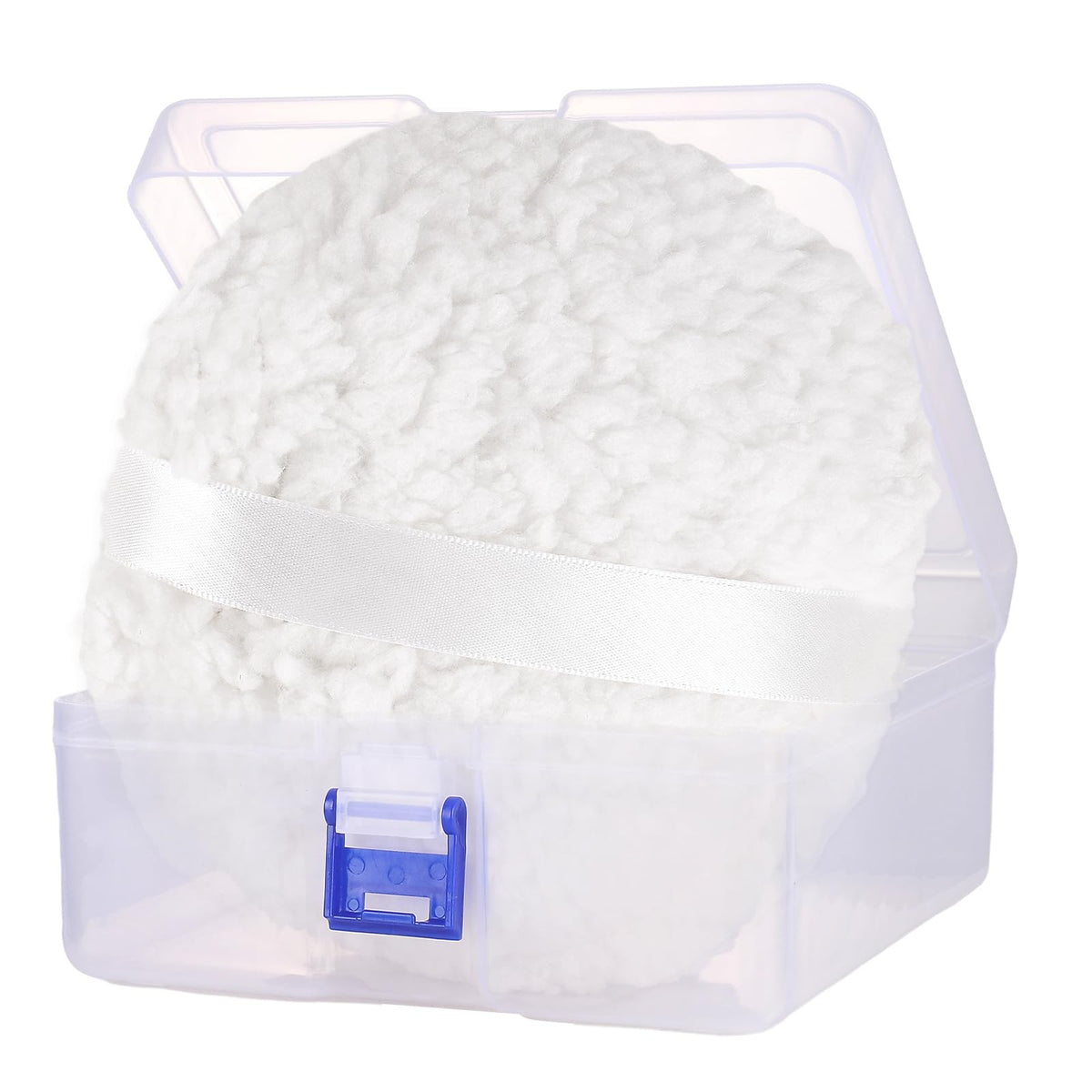 Reversible Body Powder Puff with Storage Case - Extra Large Soft Sponge