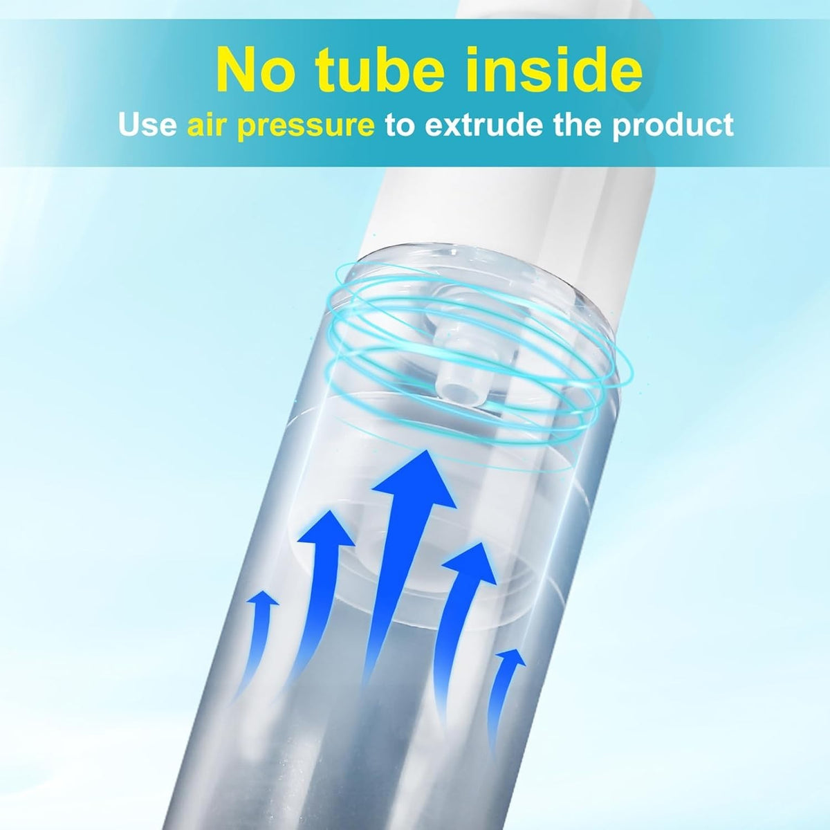 18 Pack Airless Pump Cosmetic Containers with Various Sizes & Accessories